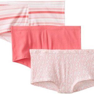 Hanes Tagless Boy Briefs- Women's Size S/6, 3 pack